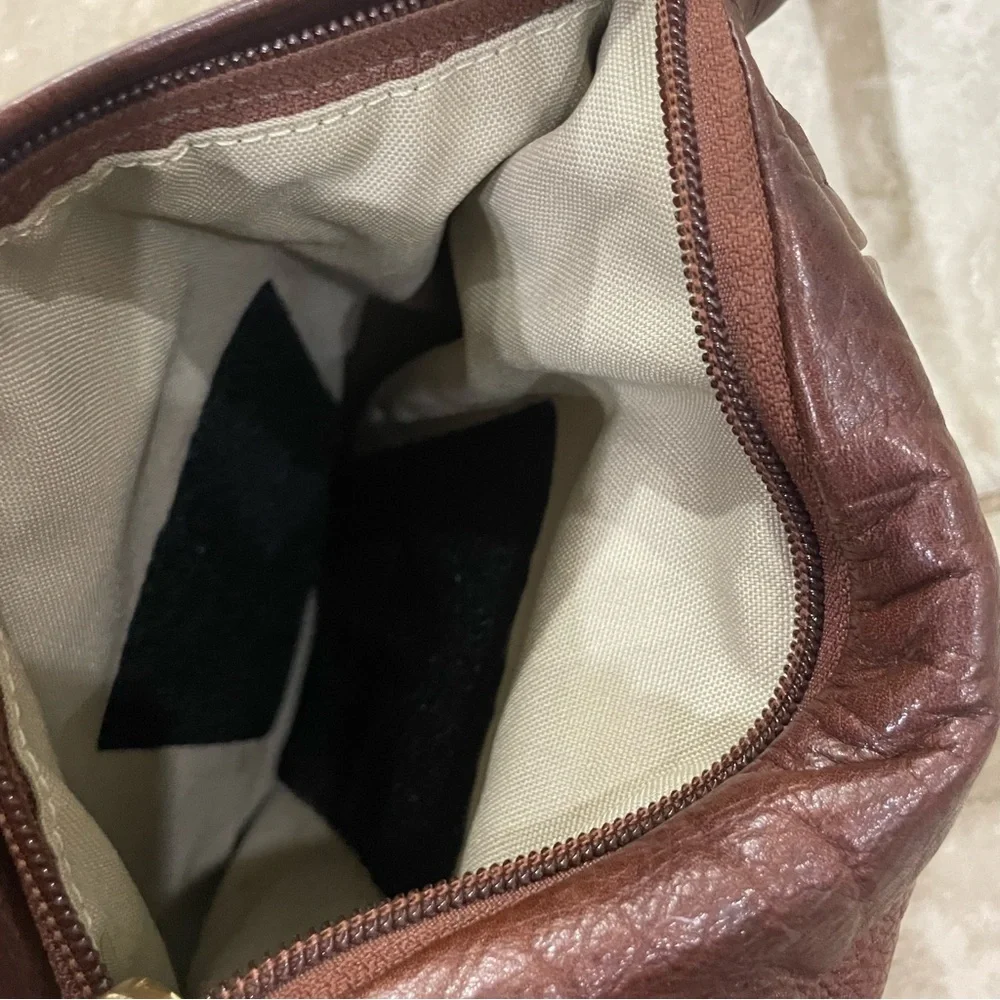Coronado Brown Leather Hobo Bag‎